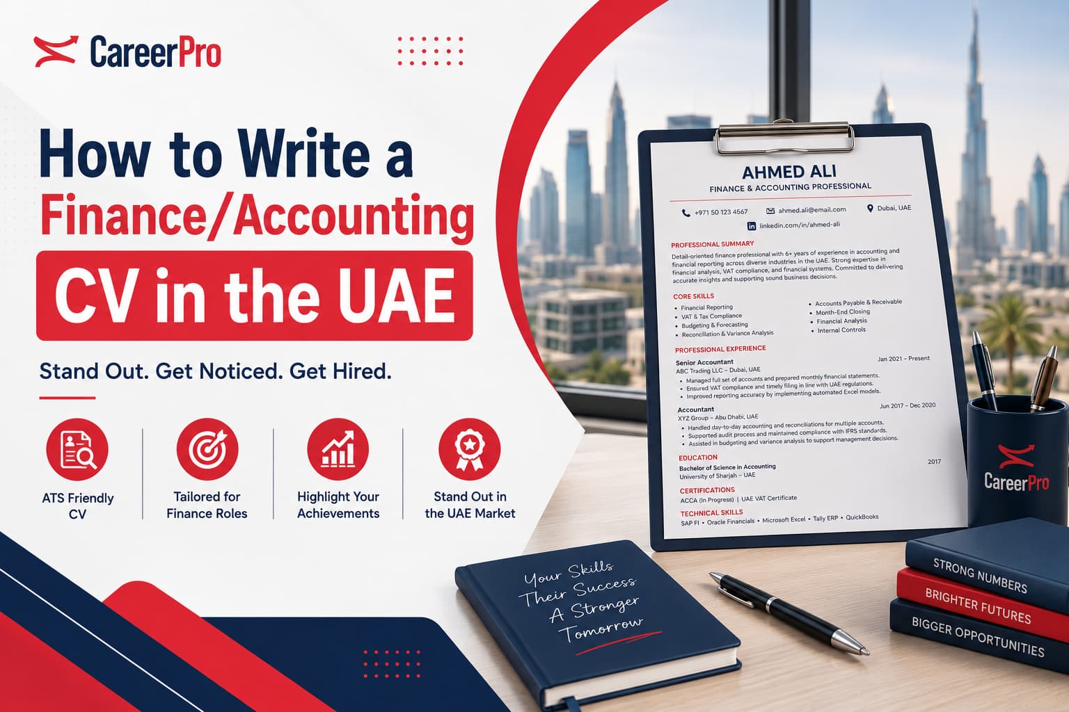accounting CV format Dubai