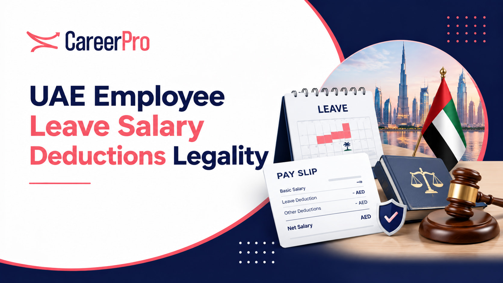 uae employee leave salary deductions legality